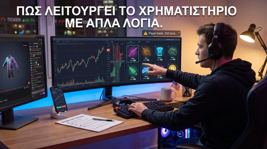 πωσ λειτουργει το χρηματιστηριο με απλα λογια