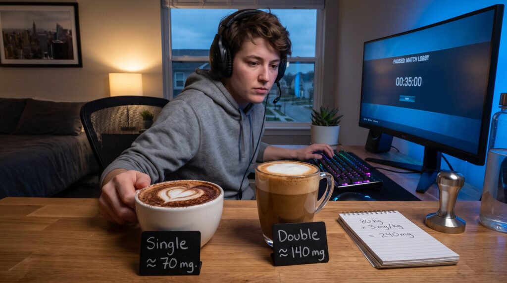 hur mycket koffein i cappuccino