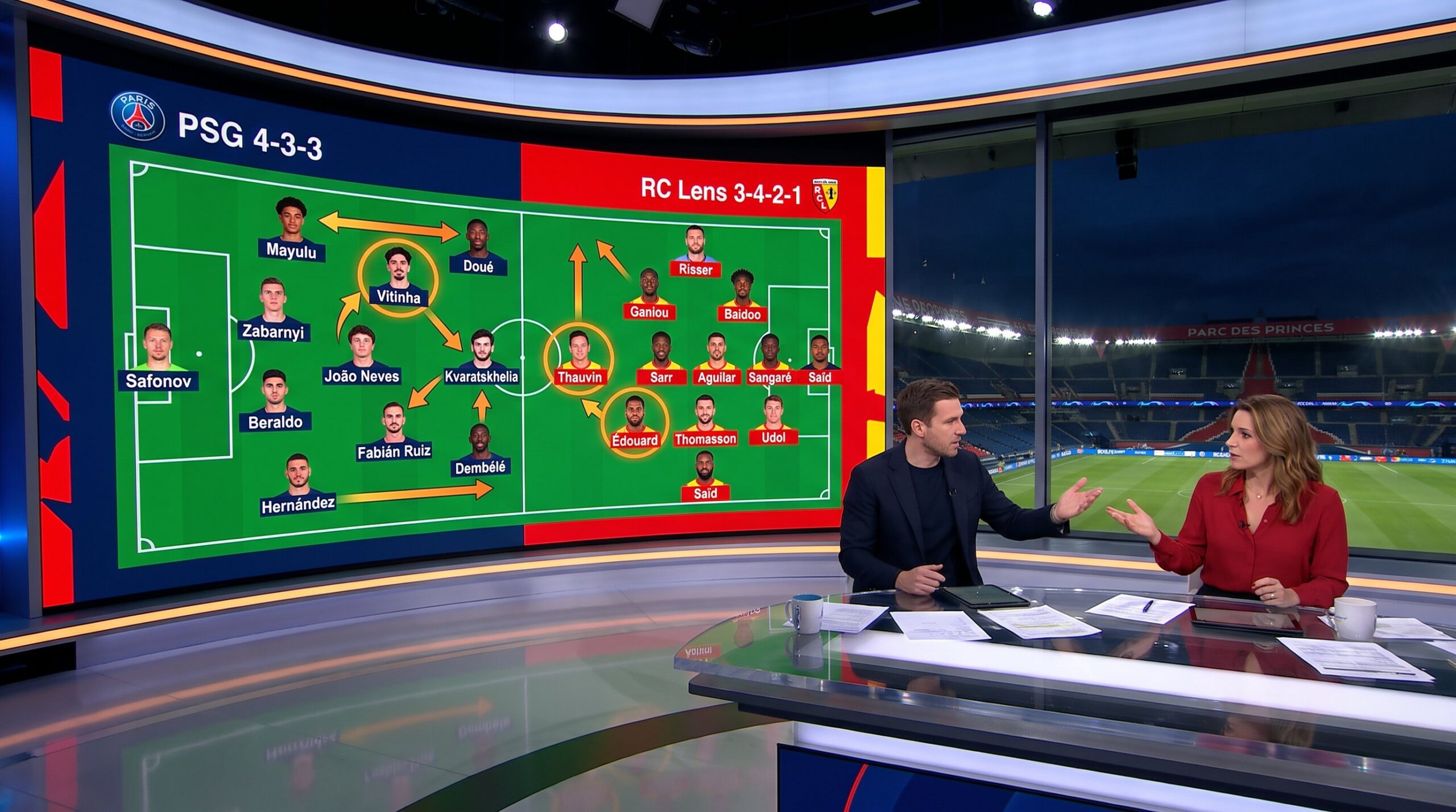psg vs rc lens lineups