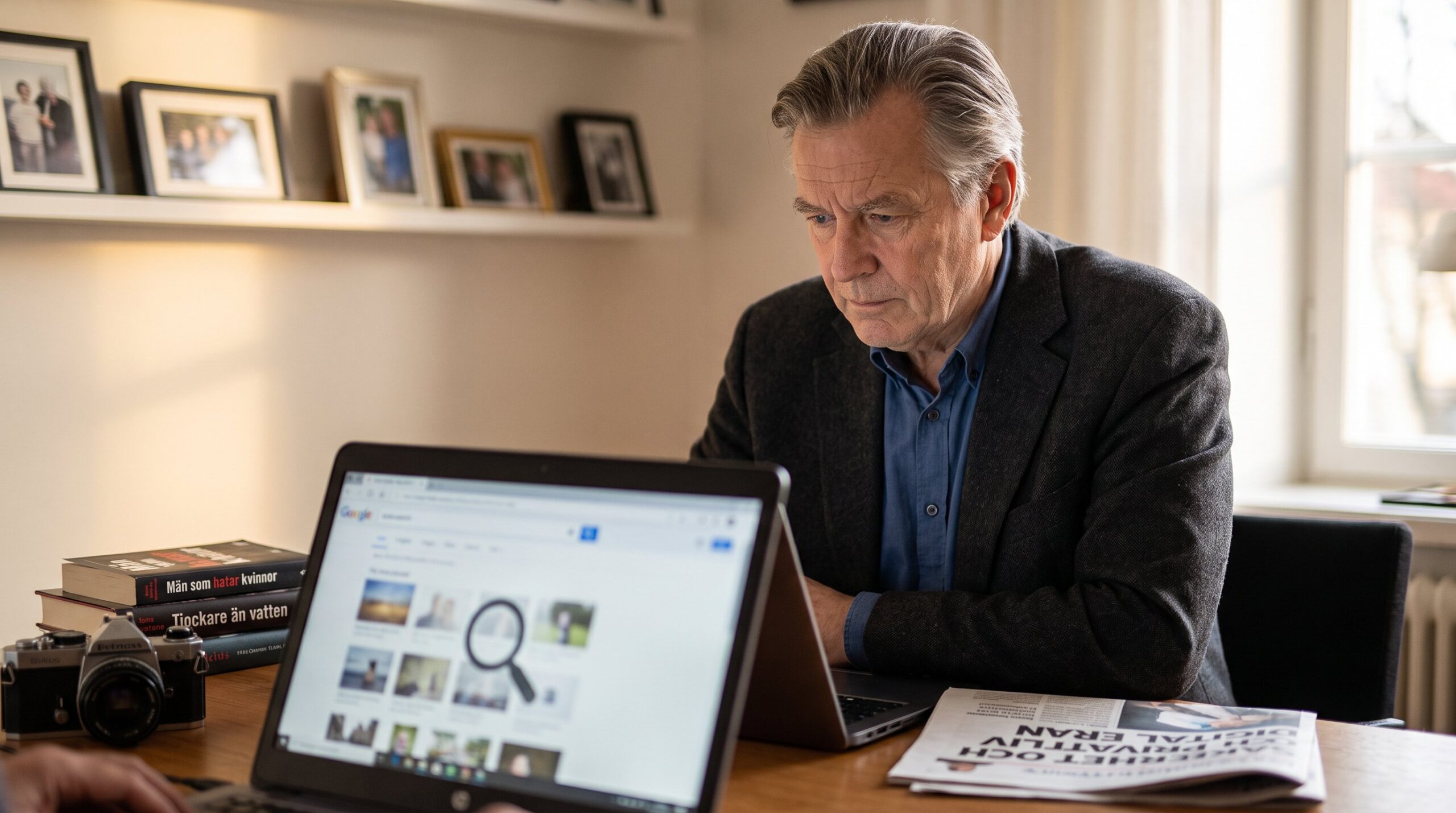 leif gw persson barn bilder